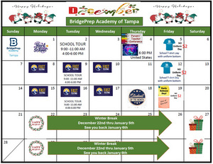 ✨December 2025 Activity Calendar ✨